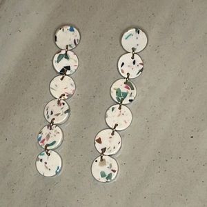 Lele Sadoughi Circle Garland Statement Earrings